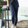 Women * | Deals 42Pops Sapphire Mineral Wash Leggings Women