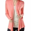 Women * | Best Deal 42Pops Coral Multifunctional Open Cardigan Women