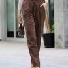 Women * | Wholesale 42Pops Americano Corduroy High-Rise Pocket Pants Women