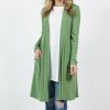 Women * | Cheap 42Pops Kiwi Slouchy Pocket Duster Women