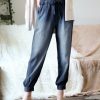 Women * | Budget 42Pops Midnight Chambray Drawstring Pocket Joggers Women