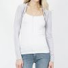 Women * | Brand New 42Pops Silver Long-Sleeve Bolero Women