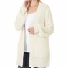 Women * | Best Deal 42Pops Ivory Popcorn Patch-Pocket Cardigan Women